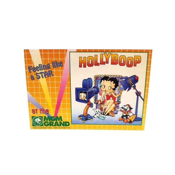 Betty Boop MGM Grand Postcard Collectors Series 009 Vintage 1993 Hollyboop Star - Picture 1 of 2